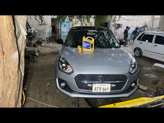 Suzuki Swift engine oil change ￼￼