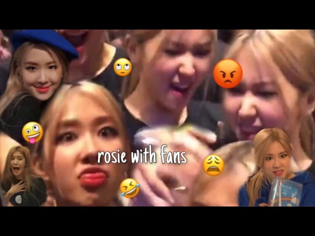 BLACKPINK ROSÉ chatting with fans for 4 minutes straight