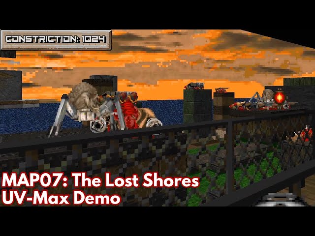 [Constriction 1024] MAP07: The Lost Shores (UV-Max Demo)