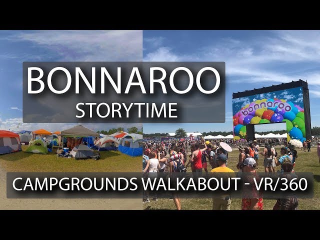 ASMR Soft Spoken 360 - Bonnaroo Storytime / Campgrounds + The Grove (Ear-to-Ear, Sleep, Bedtime)