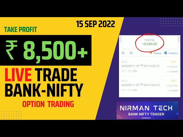 Live Intraday Trading I Profit 8,500+ I Trade in Zerodha I #banknifty #livetrading @NirmanTech