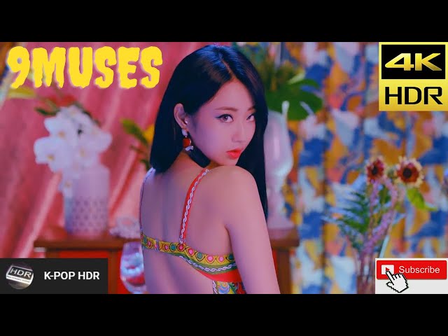 9MUSES (나인뮤지스) GYEONG REE - (경리 솔로 어젯밤) BLUE MOON {4K Super Scaled | HDR MV}