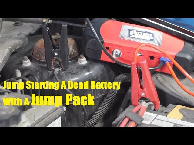 Jump Starting A Vehicle With A Jump Pack - The Battery Shop