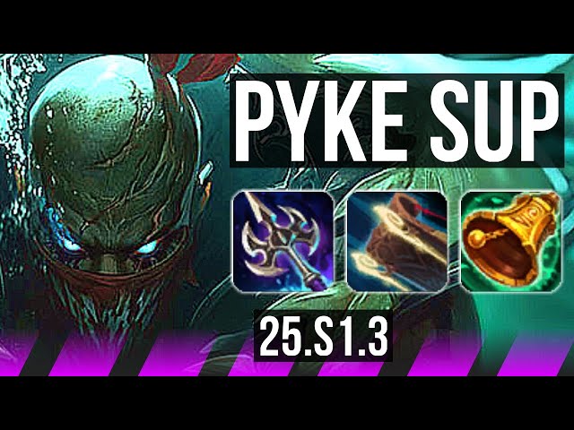 PYKE & Ezreal vs ELISE & Jhin (SUP) | 4/1/7 | KR Master | 25.S1.3