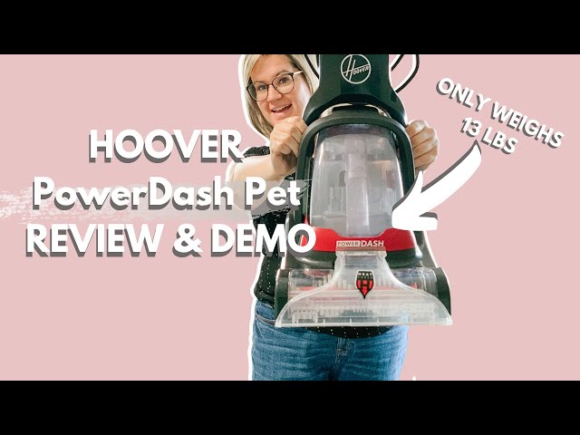 HOOVER PowerDash Pet Carpet Cleaner Review & Demo