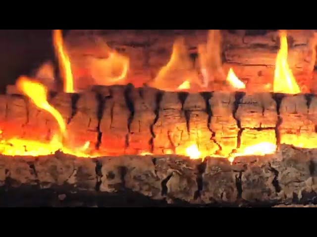 Relaxing - Real Crackling Fire - No Ads