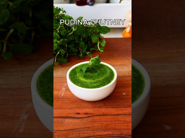 Trending Pudina Chutney recipe | Mint Chutney | Mint Leaves Chutney #shorts   #pudinachutney #mint