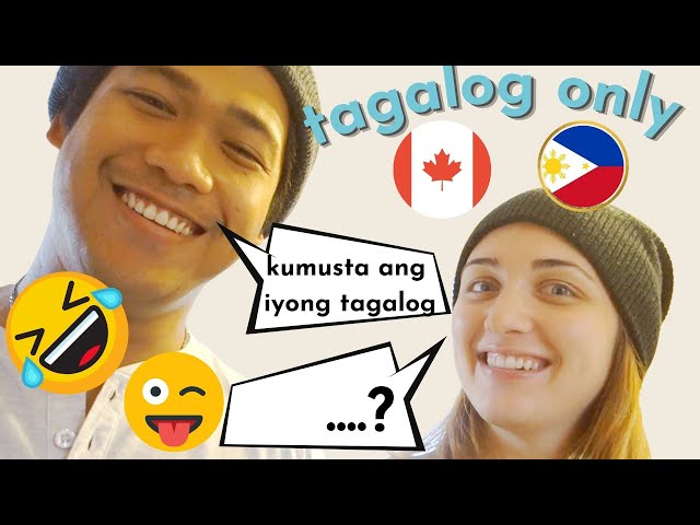 TRYING TO SPEAK STRAIGHT TAGALOG // AMWF Filipino Family