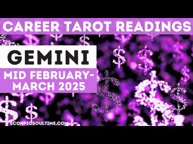 Gemini #tarot Career 🏆 Success! Jupiter showers you with fortunate family wealth! Feb-March