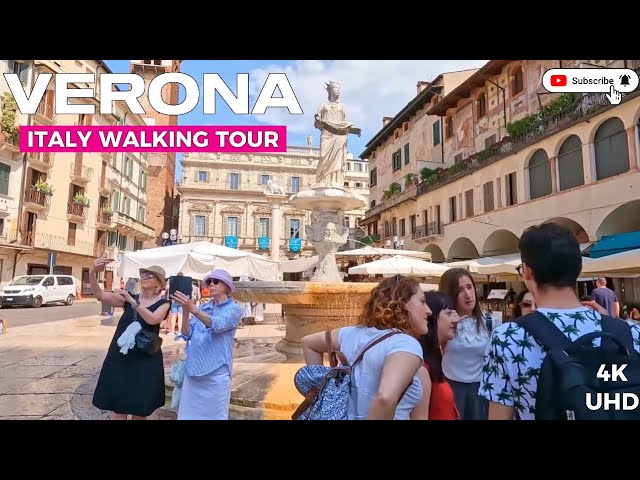 Verona Walking Tour 4K | Best Places to Visit in Verona, Italy | Top Verona Attractions 2024