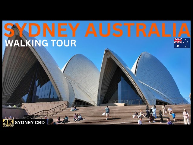 SYDNEY AUSTRALIA VIRTUAL WALKING TOUR | The Rocks to World Square | 4k UHD