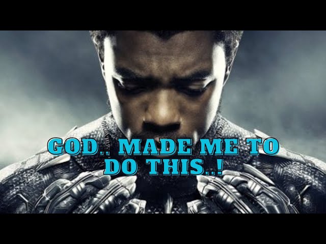 Chadwick Boseman's : God always have a plans for you! - Inspirational Speech!  #chadwickboseman