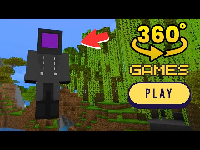 Skibidi Toilet TV Man Minecraft | Finding Challenge 360° VR