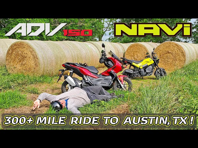 310 Miles in One Day on a Honda Navi // Houston to Austin, TX