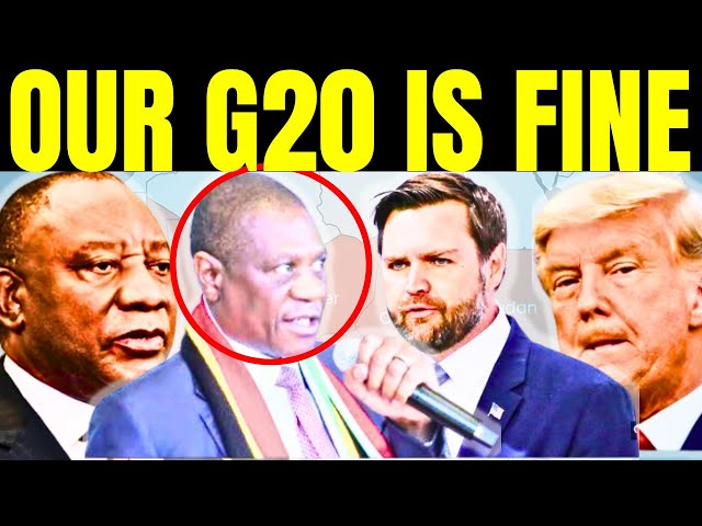 SOUTH AFRICA SHAMMED UNITED STATES G20 SUMMIT A SUCCESS AS DONALD TRUMP IMAGINE DURBAN AFRICA USA