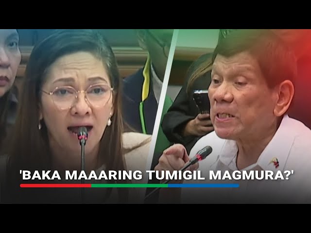 'Patapusin mo muna 'ko!' Hontiveros, Duterte clash over 'unacceptable' comments about killings