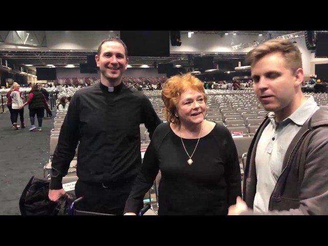 Healed from wheel chair at One Thing Conference