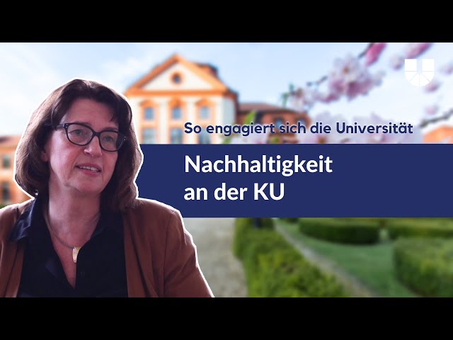 Nachhaltigkeit an der KU