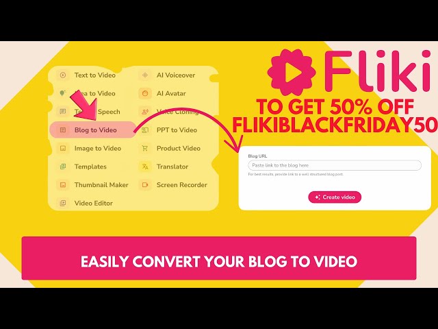 Easily Convert Your Blog to Video with Fliki.AI – Step-by-Step Guide!