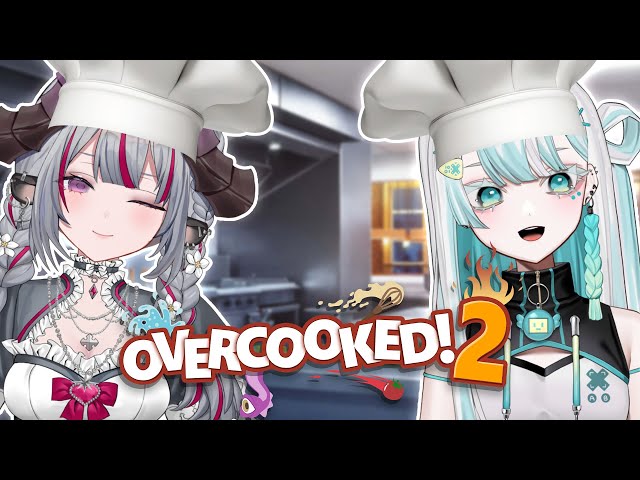 【OVERCOOKED 2】CHAT WE ARE COOKED w/ @chikafujilisa 【VyVid | Eva Ananova 】