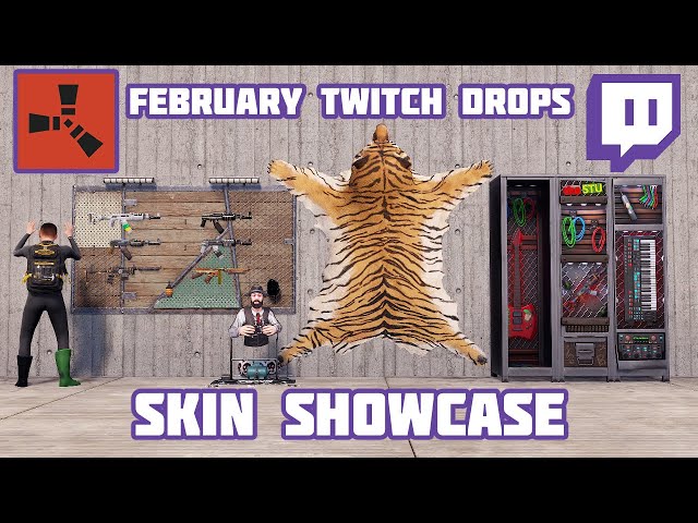 Rust February 2025 Twitch Drops! (Skins Showcase)