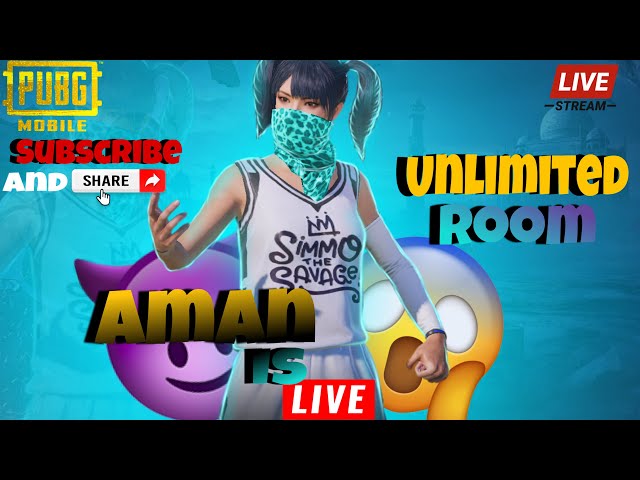 AMAN Live Stream PUBG room unlimited