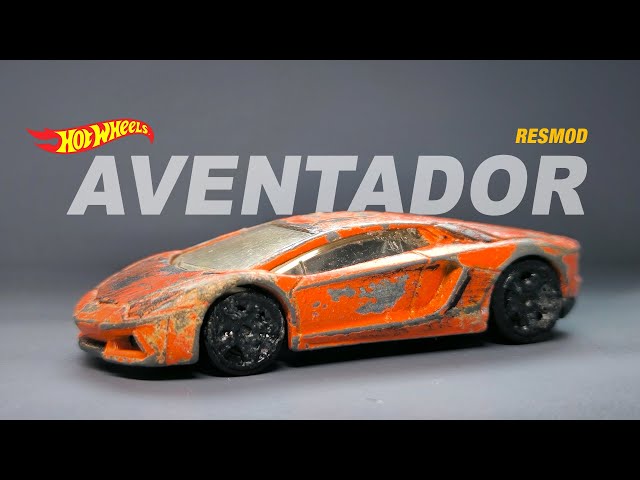 Restoration Modification Hot Wheels Lamborghini Aventador