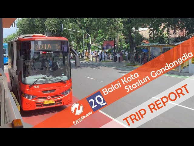 FASTEST WAY FROM MONAS TO GONDANGDIA | TransJakarta | 2Q. Balai Kota to Gondangdia Station