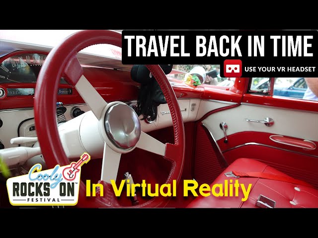 Experience what is like to be driving a classic convertible. Use a VR Headset