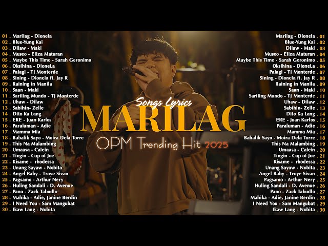 Marilag - Dionela 💗 Best OPM Tagalog Love Songs 💕 NEW OPM Trending 2025 Playlist