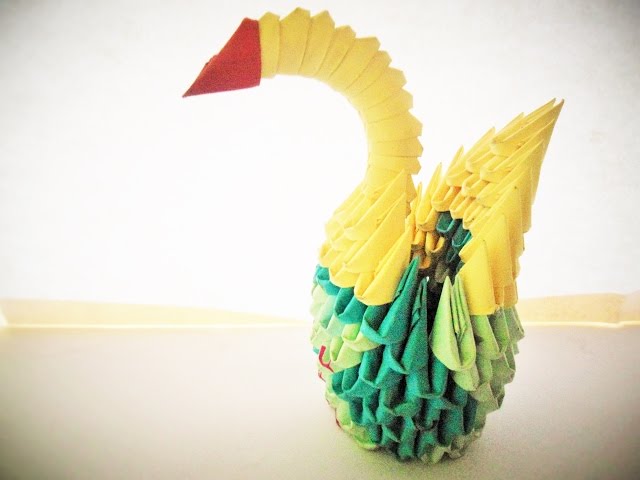 Origami Swan Easy (Step by step)