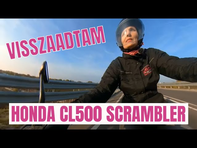 Igy zártam a motoros szezont a Honda CL500 Scrambler nyergében - Csajok a motoron