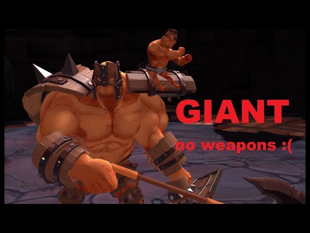 GORN Giant Boss - No starting weapons bug?