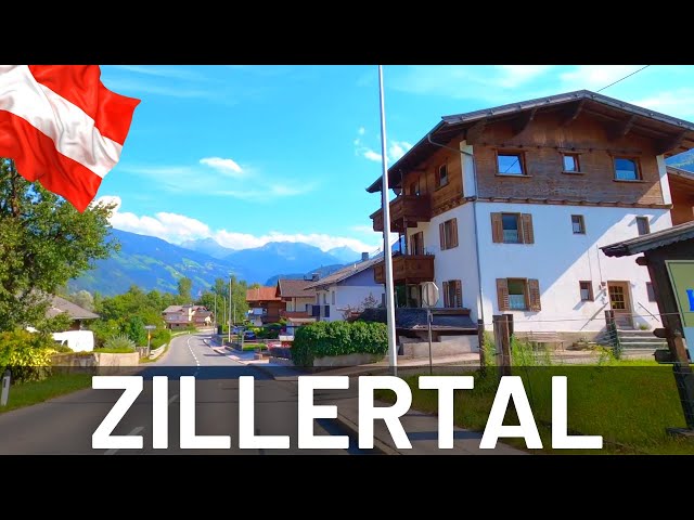 Driving Tour in Zillertal 2022 4k Video Tour in the Zillertal Tyrol, Austria