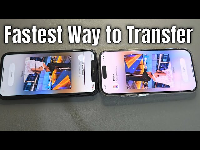 How to transfer photos from iPhone to iPhone with namedrop