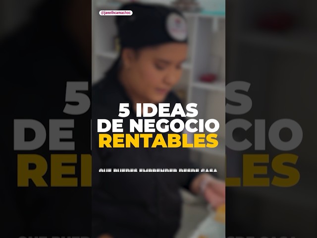 5 NEGOCIOS RENTABLES QUE NO FALLAN ¡con poco dinero! #parati #history #videos