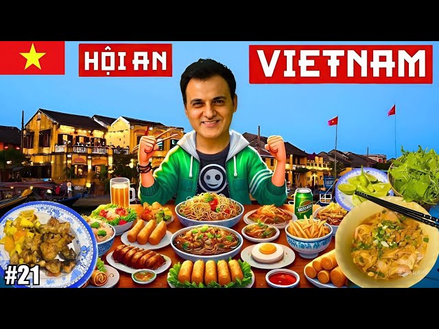 Exploring Hoi An Street Food at the Night Market | Street Walk Food, Lanterns & Culture in Vietnam