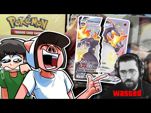 Pokémon Shining Fates but I destroyed a Shiny Charizard VMAX... ft Wildcat