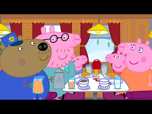 Breakfast On The Very Long Train Journey 🍳 | Peppa Pig Official Full Episodes