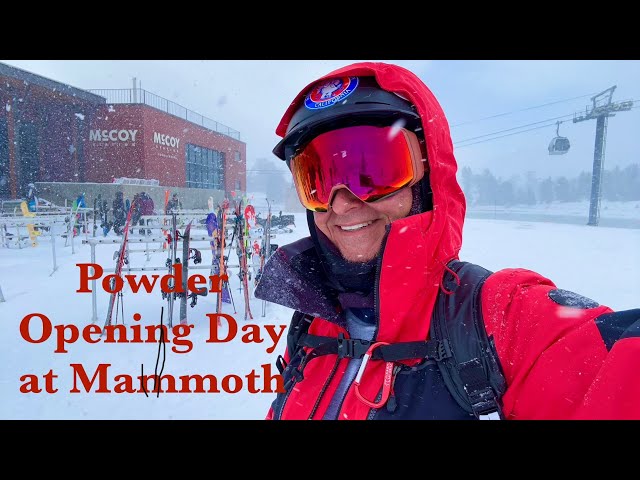 Powder Day Opening Day Skiing with Pete at Mammoth Mountain on Friday November 15, 2024