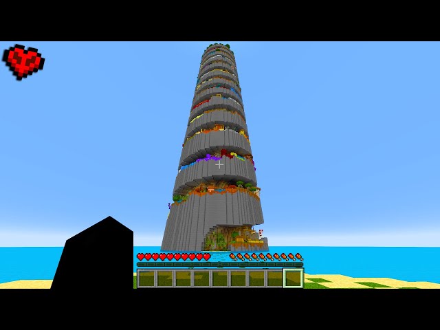 3 Minecraft Players Vs Minecraft Parkour Spiral