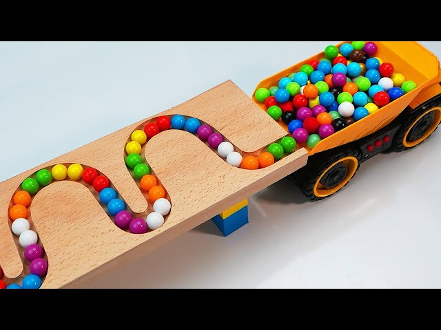 Marble Run Race ☆ TrixTrack Wave Slope Original Course Summary