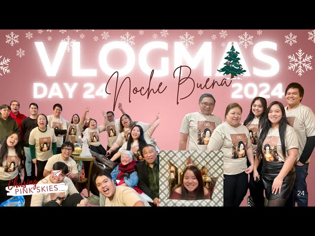 Vlogmas 2024 (Day 24) - Filipino Abroad Noche Buena + Family Karaoke + Christmas Eve Fun ( Tagalog )