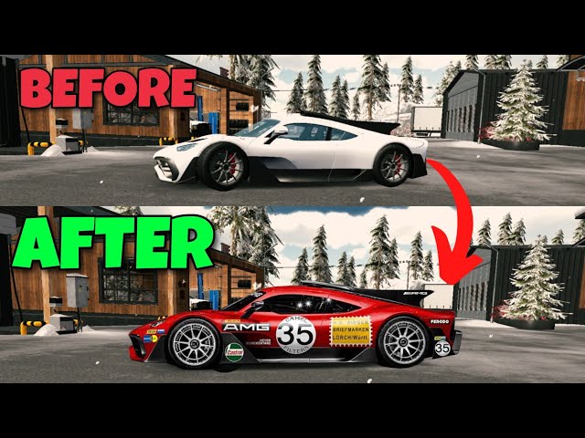 AMG ONE | simple design idea for beginners | Car Parking Multiplayer 2025