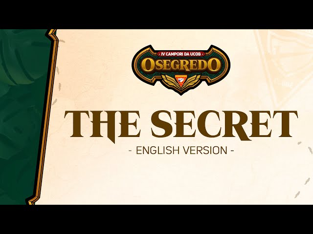 O SEGREDO (THE SECRET) IN ENGLISH | IV UCOB CAMPORI