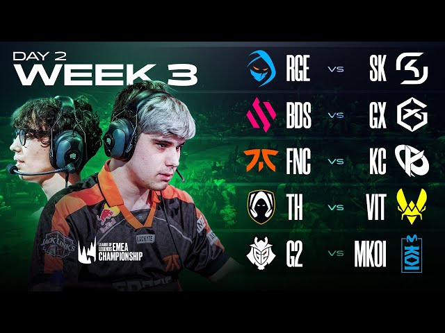 🔴LEC WINTER SPLIT W3D2🔴Komentarz: Nervarien, LeoFromKorea, Myha🔴