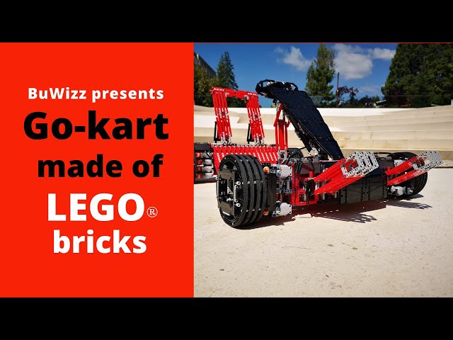 BuWizz Powered Go-kart made of LEGO® bricks