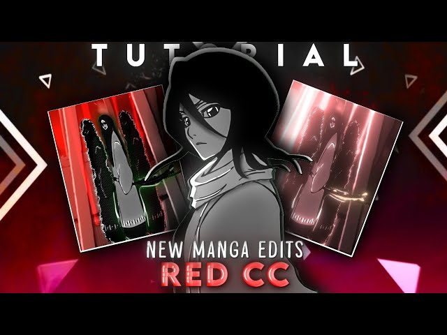 New manga edits cc tutorial | Red cc manga edits tutorial |