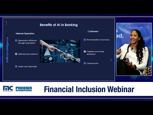 AI for banking and regulation | Phoenix International Financial Inclusion Webinar