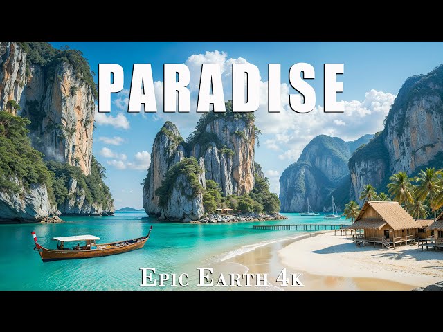 PARADISE 4K ULTRA HD [60FPS] - Relaxing Music Along with Beautiful Nature Videos - Epic Earth